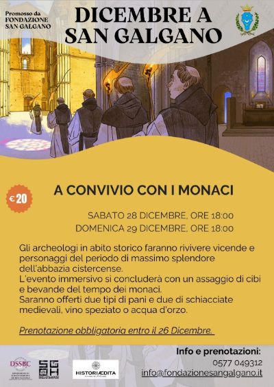 A convivio con i Monaci